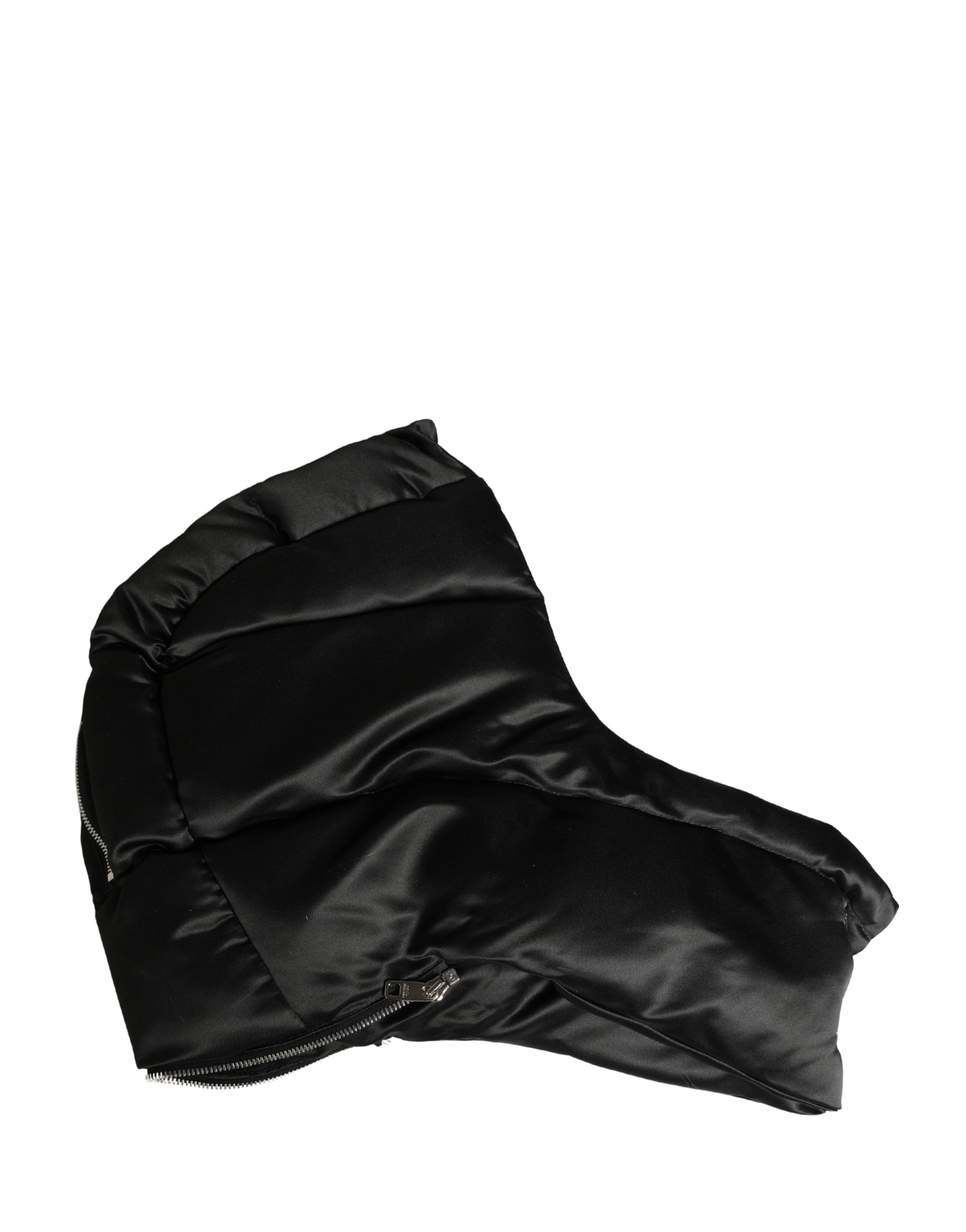 Dolce & Gabbana Black Polyester Whole Head Wrap Capello Hat - Image 3
