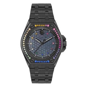 Philipp Plein Black Stainless Steel Dress Watch