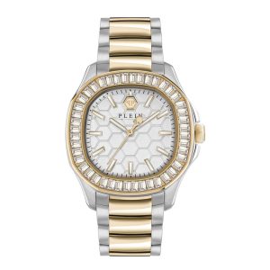 Philipp Plein Gold Stainless Steel Dress Watch
