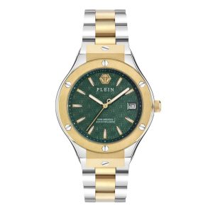 Philipp Plein Gold Stainless Steel Dress Watch