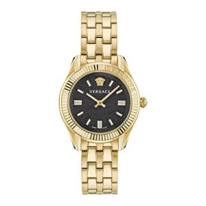 Versace Gold Stainless Steel Dress Watch