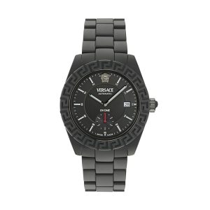 Versace Black Ceramic Dress Watch
