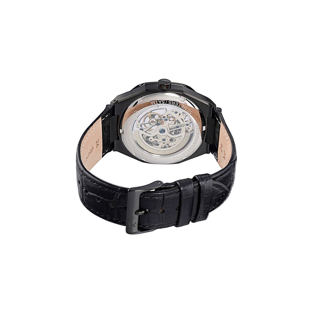 Pierre Cardin Black Leather Dress Watch - Image 3