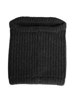 Dolce & Gabbana Black Cashmere Knitted Men Winter Neck Warmer Hat