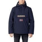 Napapijri Blue Polyester Shell Jacket