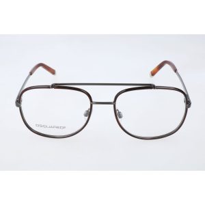 Dsquared² Brown Metal Glasses (Frames)