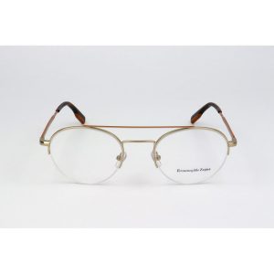 Ermenegildo Zegna Gold Metal Glasses (Frames)