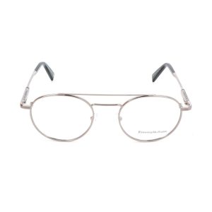 Ermenegildo Zegna Gray Metal Glasses (Frames)