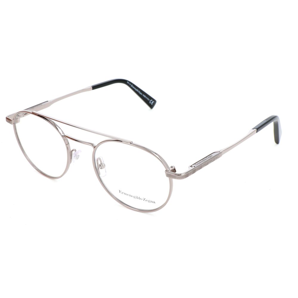 Ermenegildo Zegna Gray Metal Glasses (Frames) - Image 2