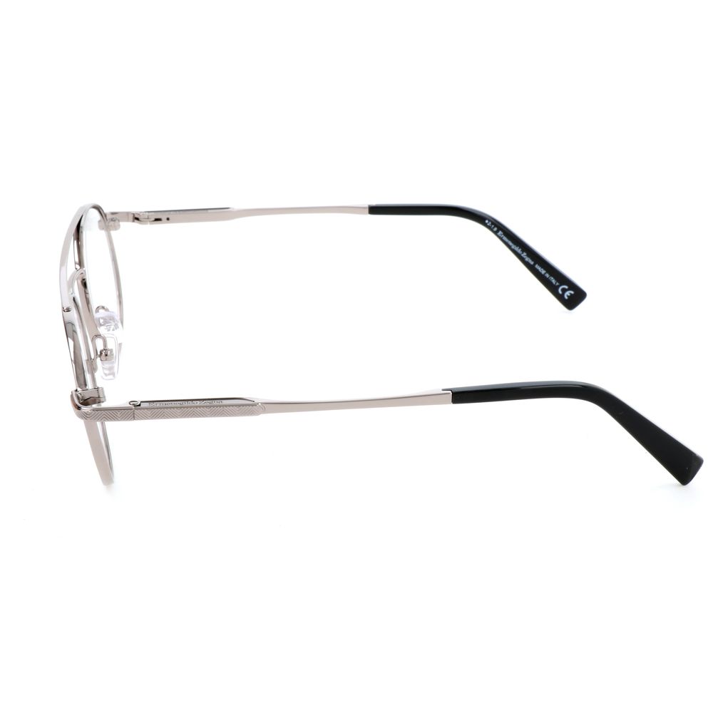 Ermenegildo Zegna Gray Metal Glasses (Frames) - Image 3