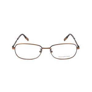 Ermenegildo Zegna Brown Metal Glasses (Frames)