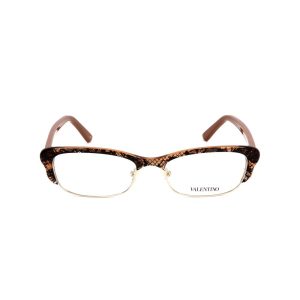 Valentino Brown Metal Glasses (Frames)