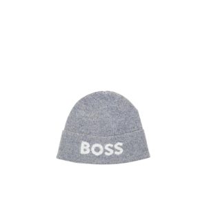 Hugo Boss Gray Recycled Polyamide Cap (Baseball Hat)