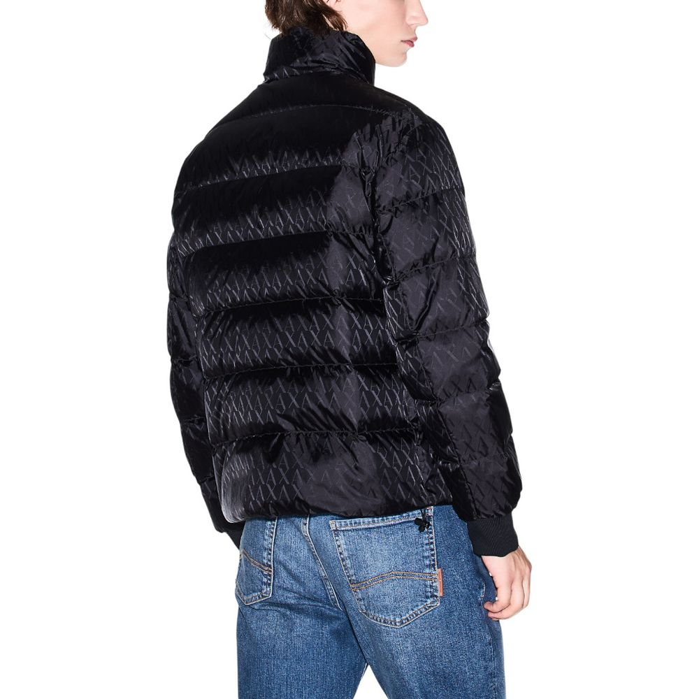 Armani Exchange Black Polyamide Coat - Image 2