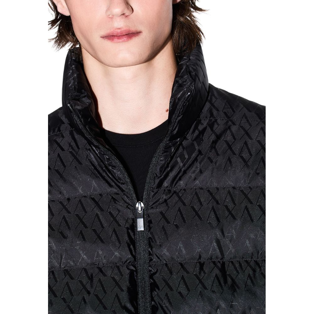 Armani Exchange Black Polyamide Coat - Image 4