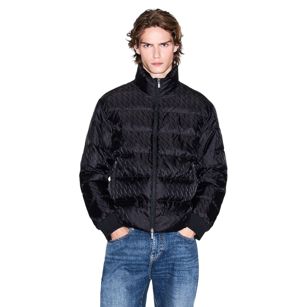 Armani Exchange Black Polyamide Coat - Image 5