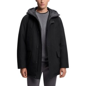 Hugo Boss Black Polyester Full-Length Jacket