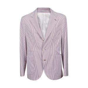 Brunello Cucinelli Bicolor Cotton Coat