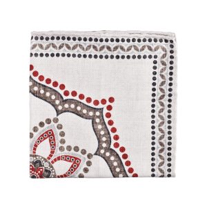 Brunello Cucinelli Bicolor Silk Pocket Square