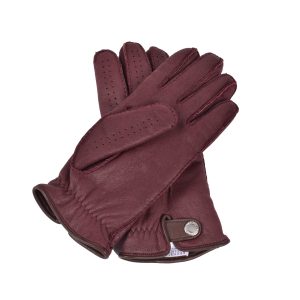 Brunello Cucinelli Brown Leather Gloves