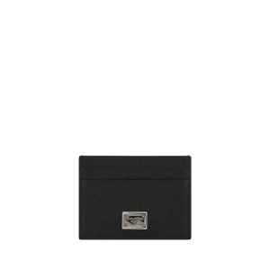 Dolce & Gabbana Black Calf Leather Bos Taurus Wallet
