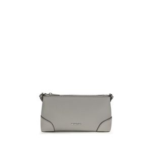 Michael Kors Gray Calf Leather Bos Taurus Wallet