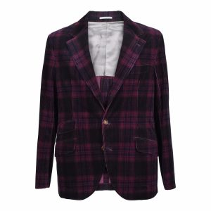 Brunello Cucinelli Bicolor Cotton Jacket