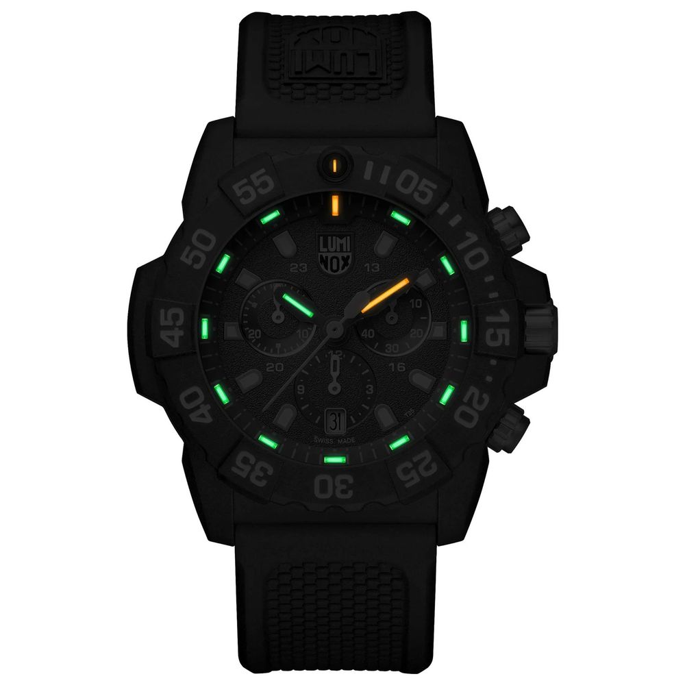 Luminox Black Rubber Sport Watch - Image 2