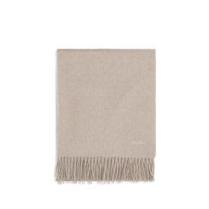 Max Mara Beige Cashmere Scarf
