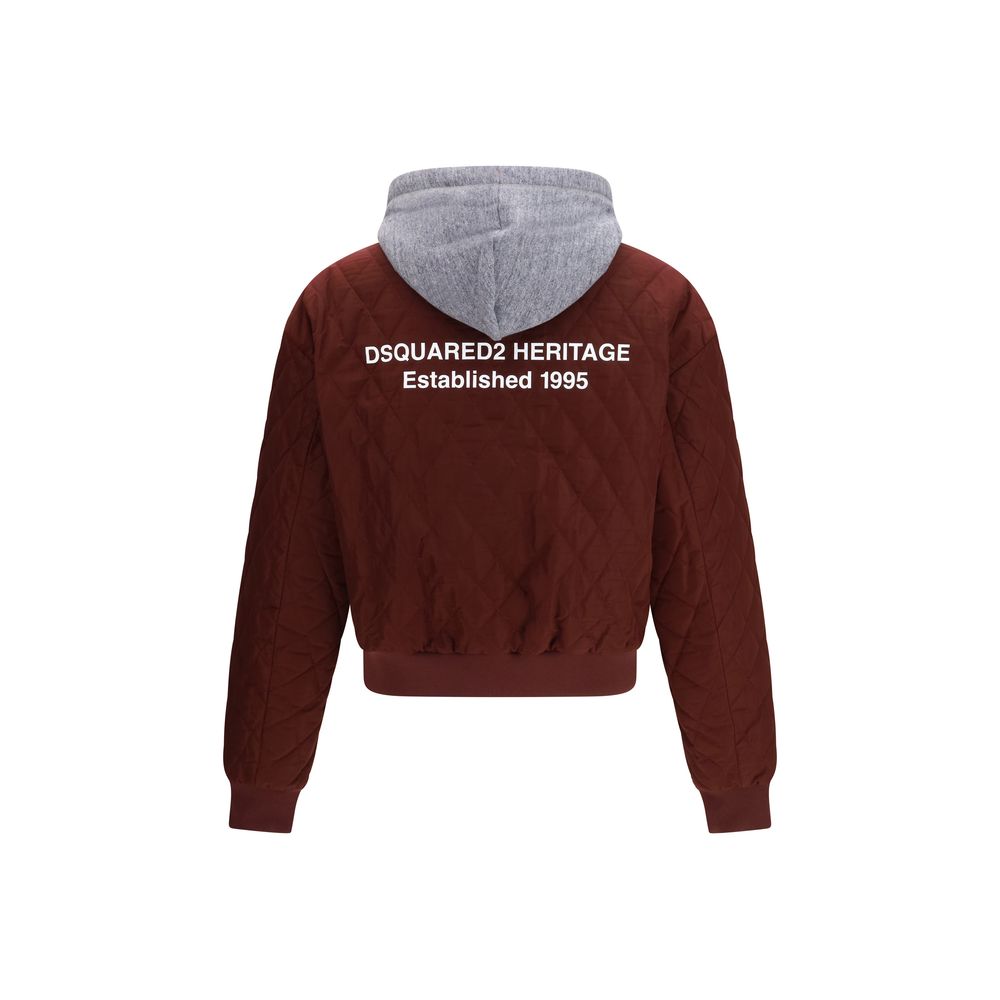 Dsquared² Bordeaux Fabric Bomber - Image 2