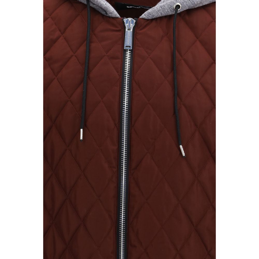 Dsquared² Bordeaux Fabric Bomber - Image 3