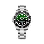 Bobroff Silver Stainless Steel Sport Watch