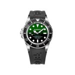 Bobroff Black Rubber Sport Watch