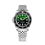 Bobroff Silver Stainless Steel Sport Watch