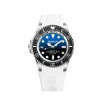 Bobroff White Rubber Sport Watch