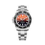 Bobroff Silver Stainless Steel Sport Watch
