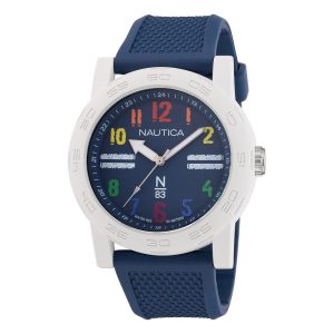 NAUTICA Blue Synthetic Sport Watch