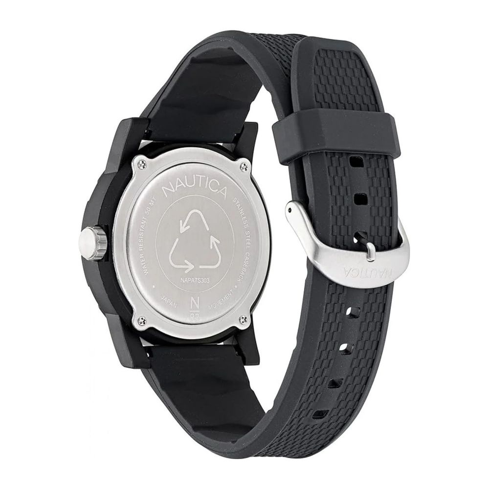 NAUTICA Black Synthetic Sport Watch - Image 2