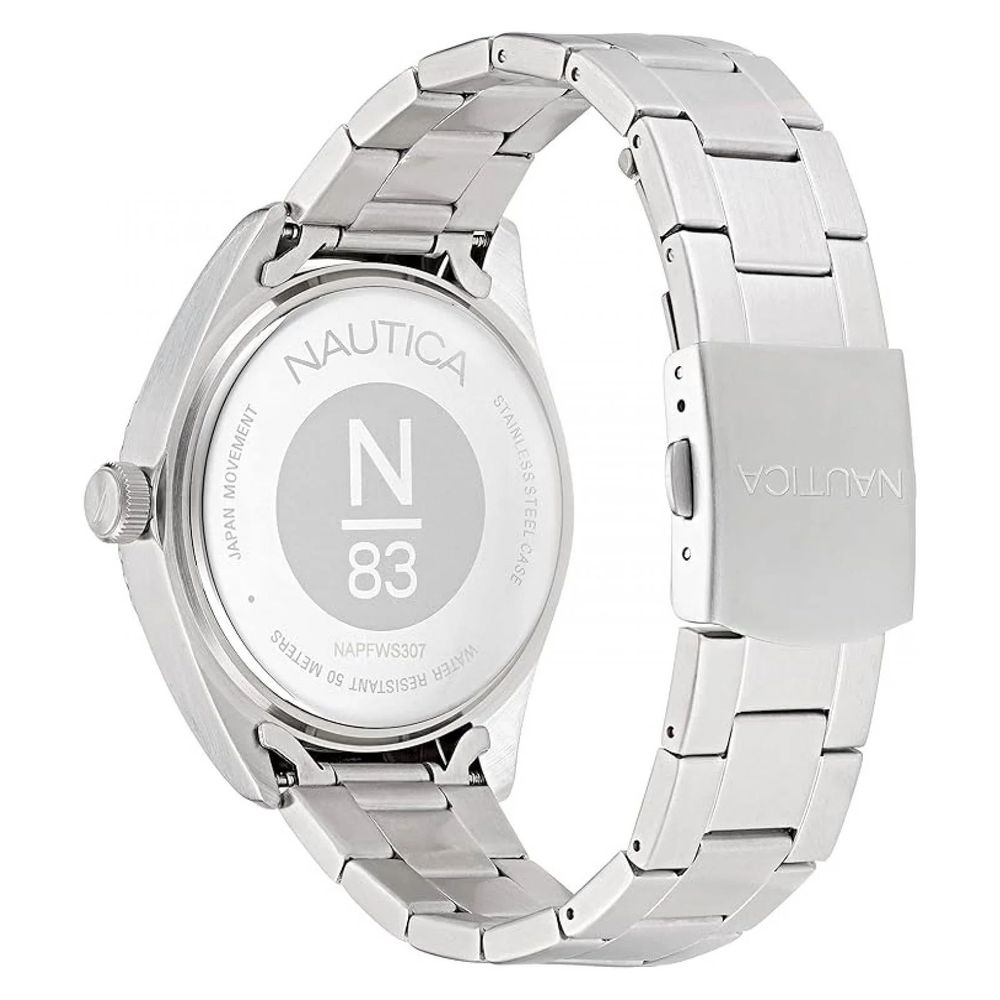 NAUTICA Gray Stainless Steel Dress Watch - Image 2