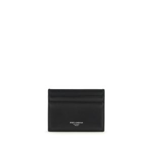 Dolce & Gabbana Black Cotton Wallet