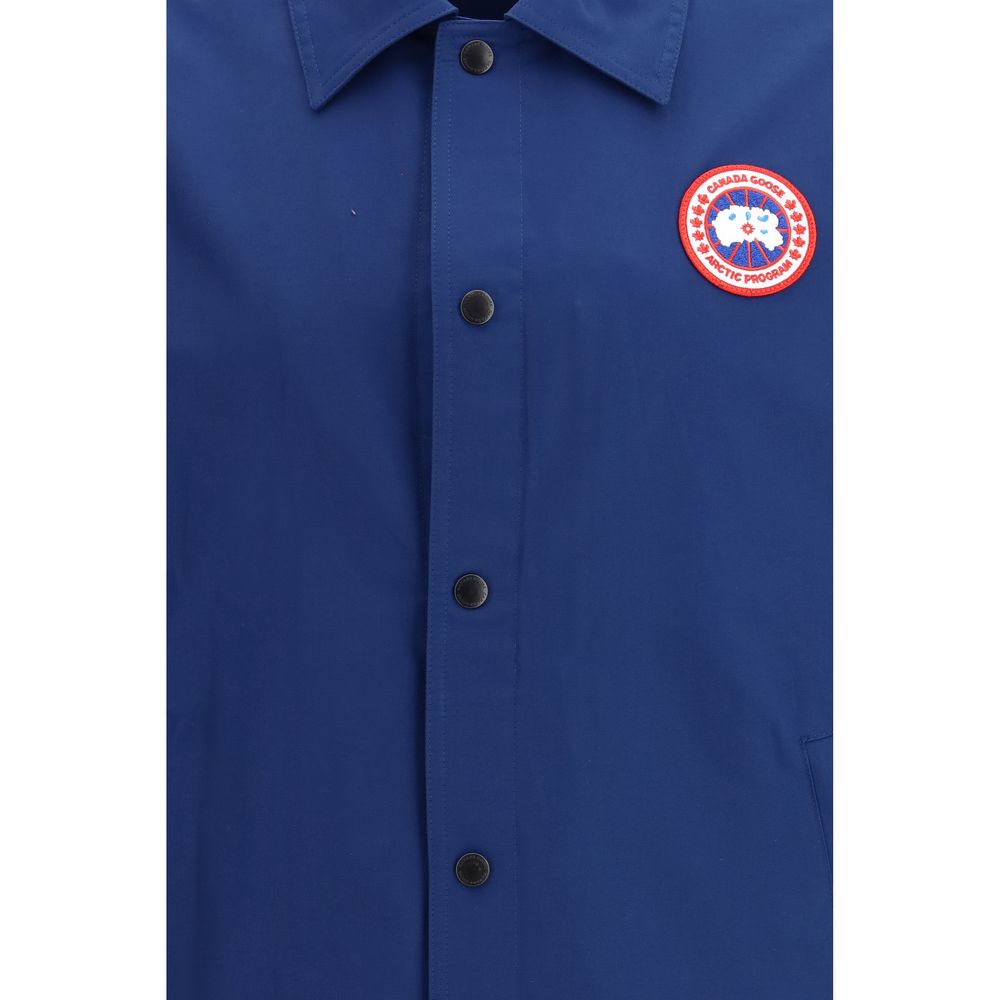 Canada Goose Blue Cotton Coat - Image 3