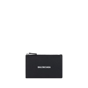Balenciaga Black Calf Leather Bos Taurus Wallet
