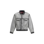 Diesel Gray Cotton Denim Jacket