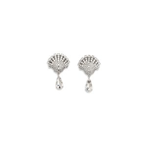 Alessandra Rich Silver Metal Earrings