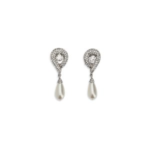 Alessandra Rich Silver Brass Earrings