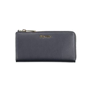 Tommy Hilfiger Blue Polyurethane Women Wallet