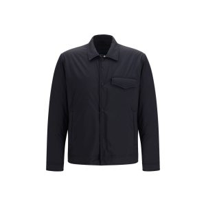 Herno Black Nylon Shell Jacket