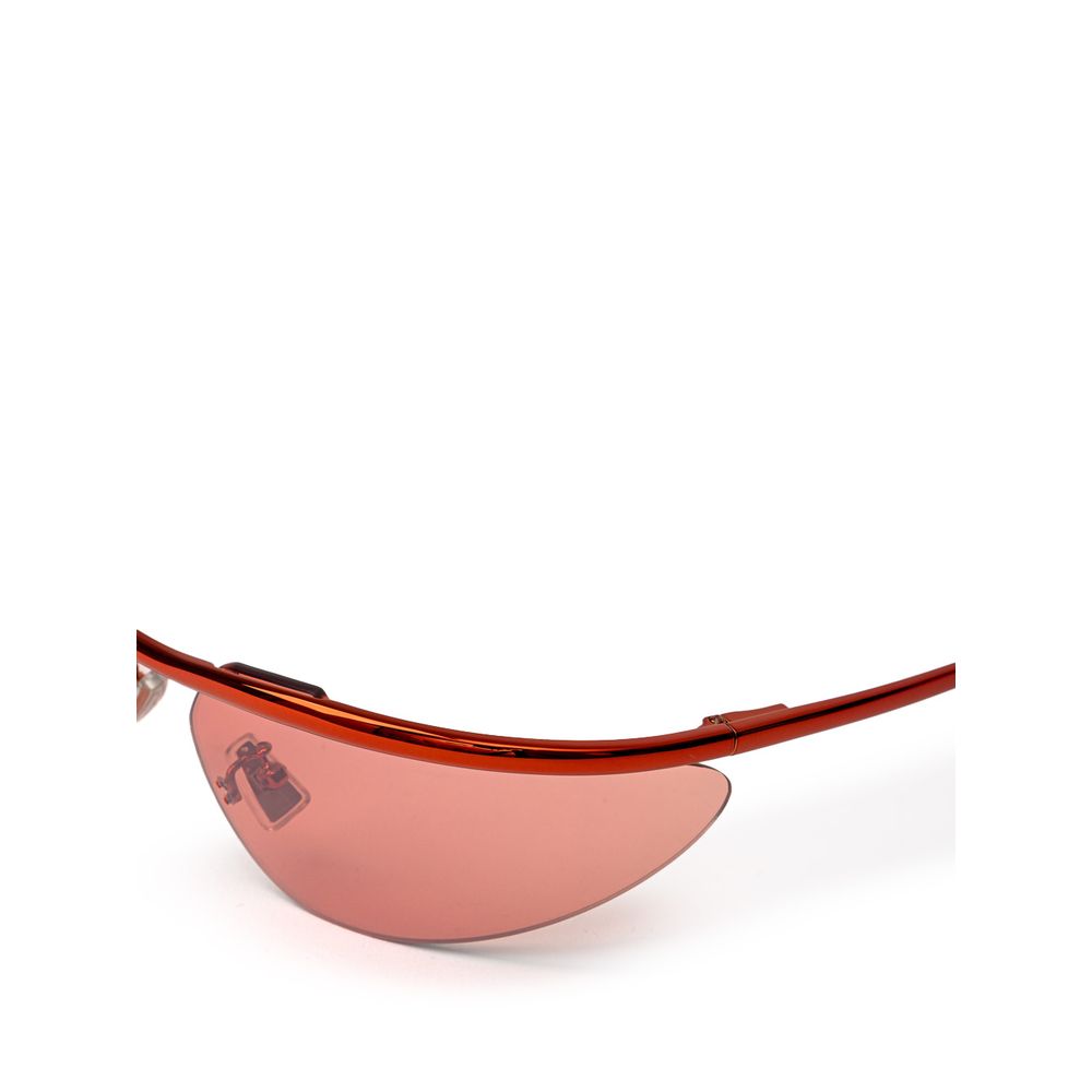 Bottega Veneta Orange Metal Sunglasses - Image 3