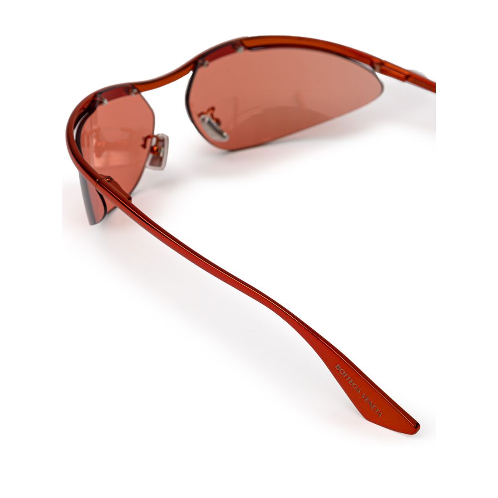 Bottega Veneta Orange Metal Sunglasses - Image 4