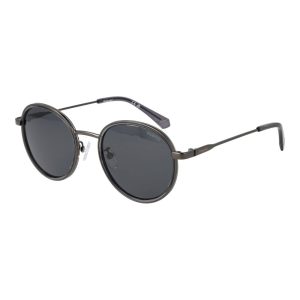 Polaroid Gray Stainless Steel Sunglasses